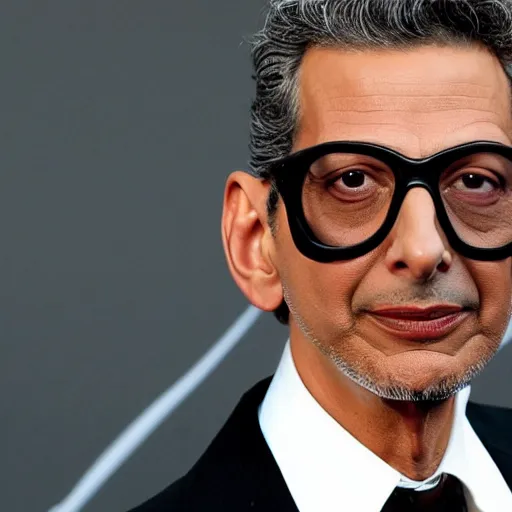 Prompt: jeff goldblum has morphed with a fly. gothic