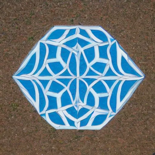 Image similar to a Penrose tiling of the plane