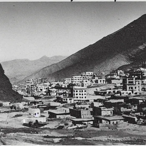 Prompt: 1 9 2 0 s photograph of sulaymaniyah