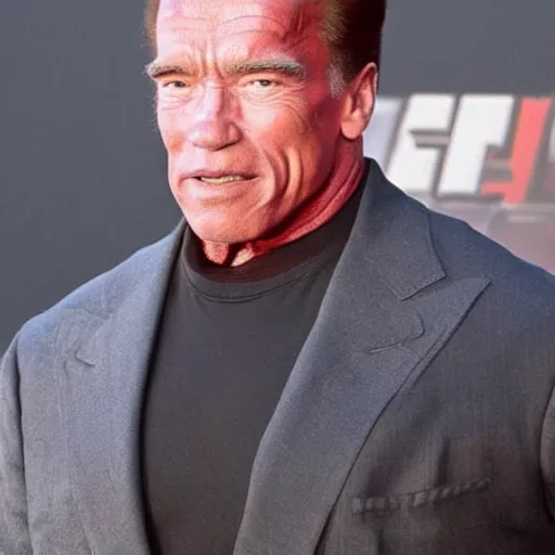 Prompt: Arnold Schwarzenegger as a sith lord, full body shot