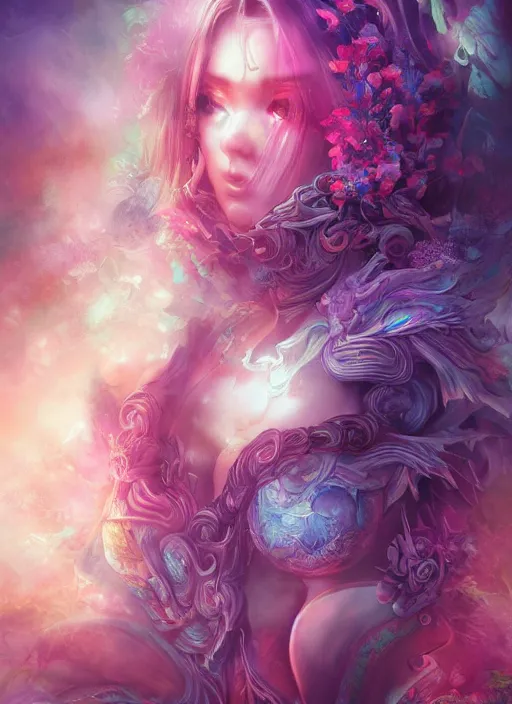 Image similar to dreamscape, female, ross tran, vivid colors, anatomical, highly detailed sculpture, intricate detailed, ommatidia, 8 k, cinematic atmosphere, post - processing