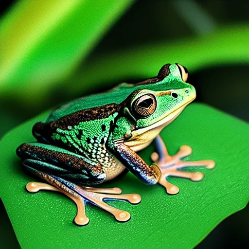Image similar to “ frog, realistic, 8 k, ”