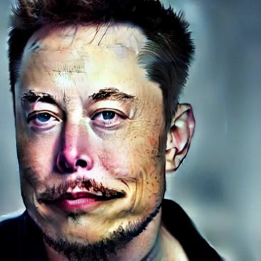 Image similar to bearded elon musk