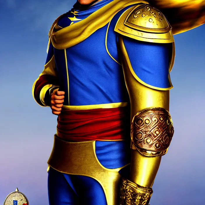 Image similar to cinematic portrait, captain falcon as sheik mohammad ruler of dubai, head and torso only, masterpiece, medieval arabia, sharp details,, hd, 4 k