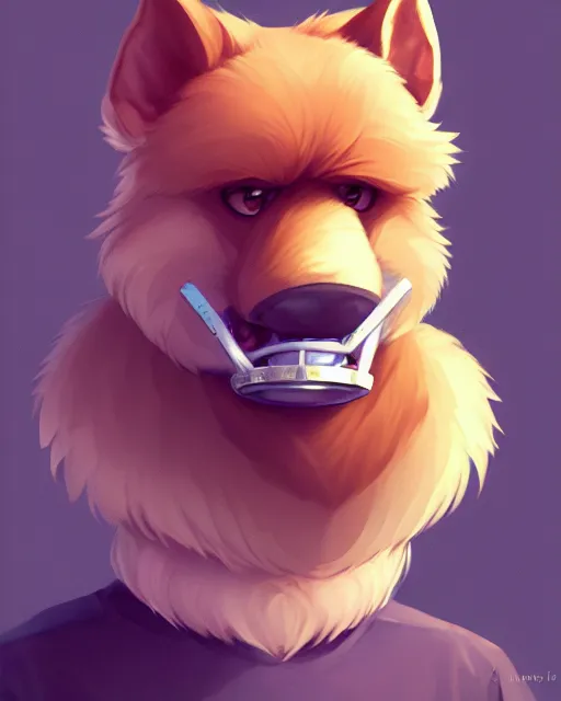 Prompt: character concept art of a cute male anthropomorphic furry | | adorable muzzle, key visual, realistic shaded perfect face, fine details by stanley artgerm lau, wlop, rossdraws, james jean, andrei riabovitchev, marc simonetti, and sakimichan, trending on weasyl