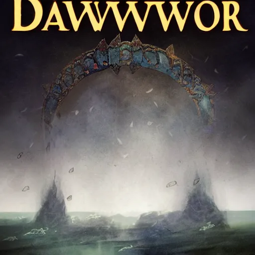 Image similar to book cover for a book named dawnsword