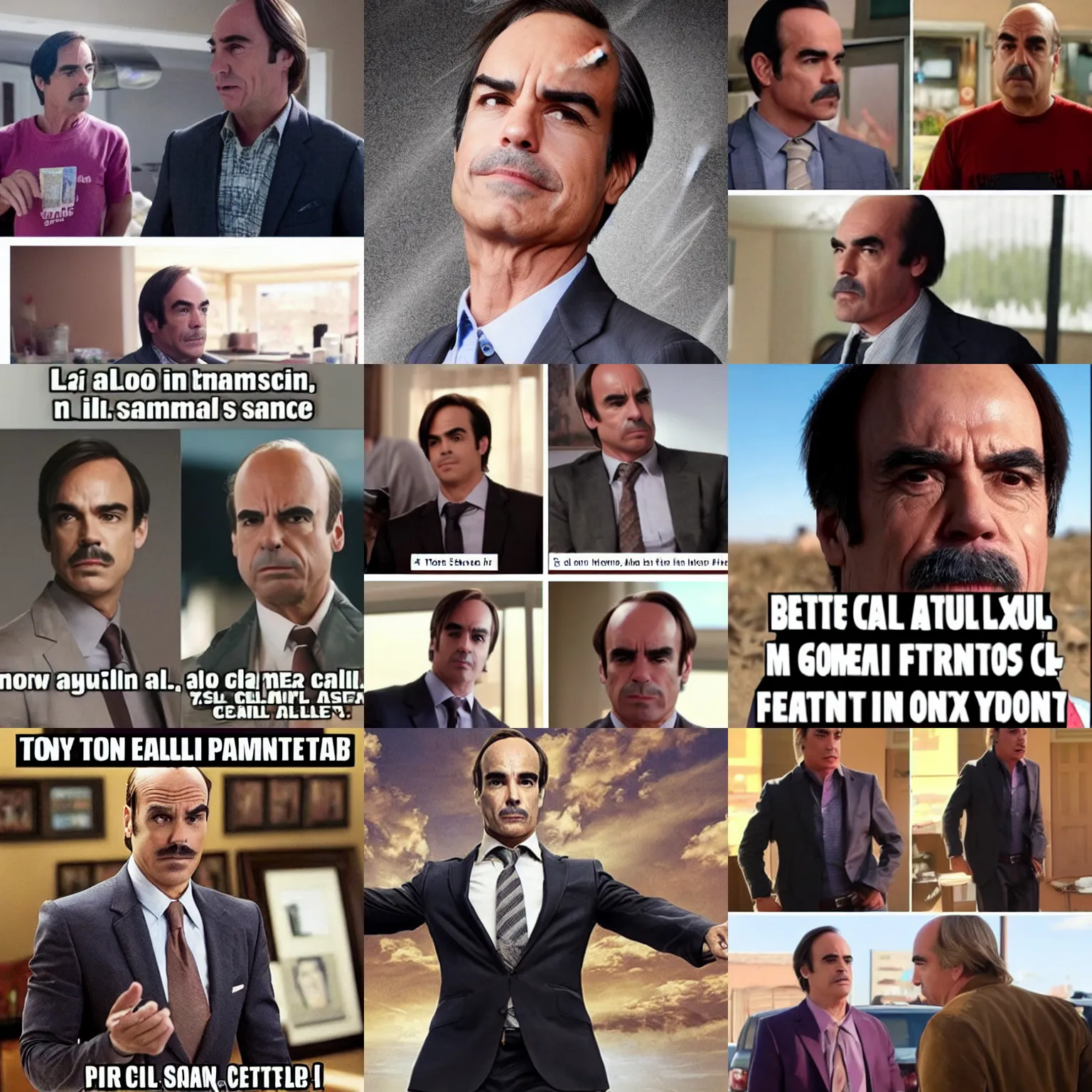 Prompt: Meme about Tony Dalton as Lalo Salamanca from Better Call Saul