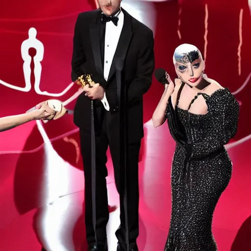 Prompt: lady gaga wins the academy award for best actress