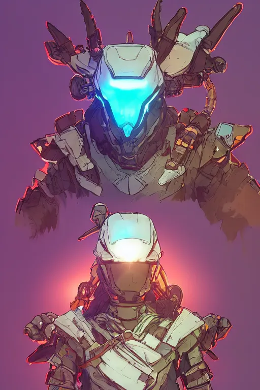 Image similar to combination suit armor aloy horizon forbidden west horizon zero dawn robot ninja mask helmet backpack tribal, art gta 5 comics, official fanart behance hd artstation by jesper ejsing, by rhads, makoto shinkai and lois van baarle, ilya kuvshinov, ossdraws radiating a glowing aura cgi rtx 2 0 2 2