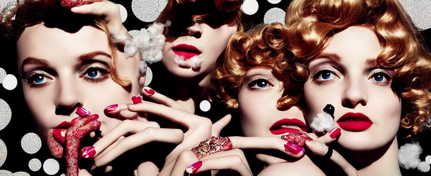 Image similar to fragrance advertising campaign by alex prager detailed, intricate, high contrast