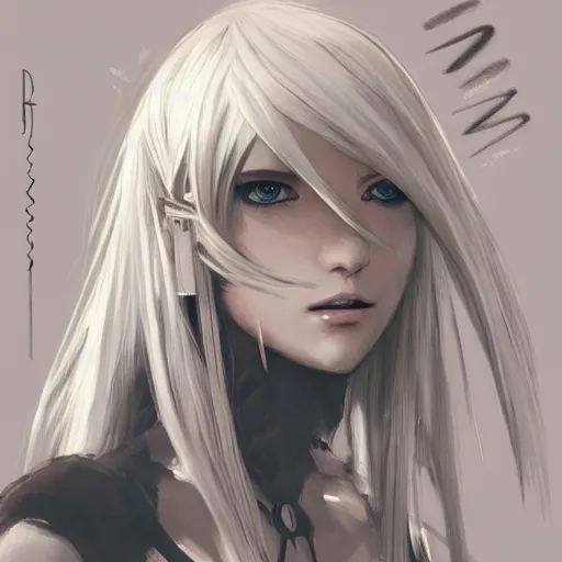 NieR Automata 2B have beautiful eyes 