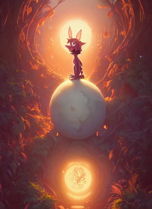 Image similar to Highly detailed portrait of Courage the cowardly dog, Stephen Bliss, unreal engine, fantasy art by Greg Rutkowski, Loish, Rhads, ferdinand knab, Makoto Shinkai and Lois van baarle, ilya kuvshinov, rossdraws, Tom Bagshaw, alphonse mucha, global illumination, radiant light, detailed and intricate environment