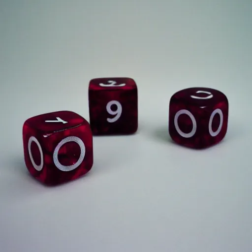 Image similar to d 2 0 fuzzy dice, realistic photography, high detailed