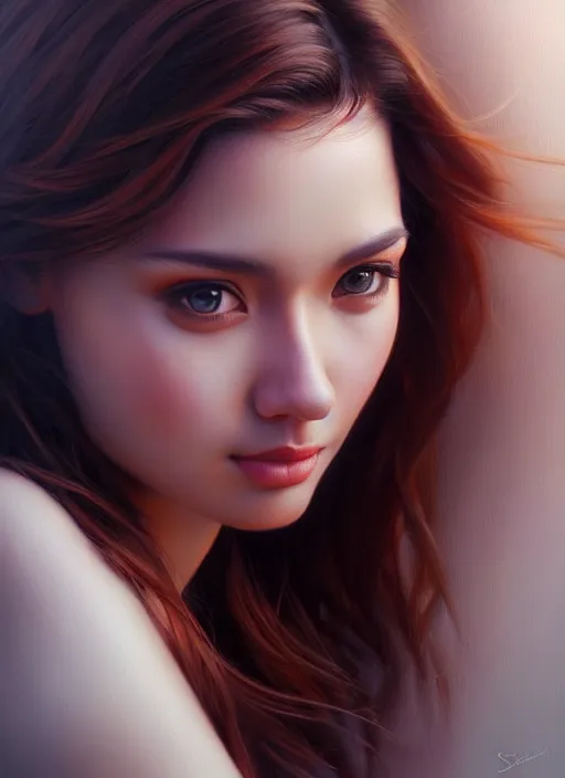 Image similar to photo of a gorgeous young woman in the style of stefan kostic, realistic, sharp focus, 8k high definition, insanely detailed, intricate, elegant, art by stanley lau and artgerm