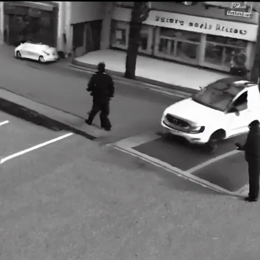 Image similar to cctv footage of robbery