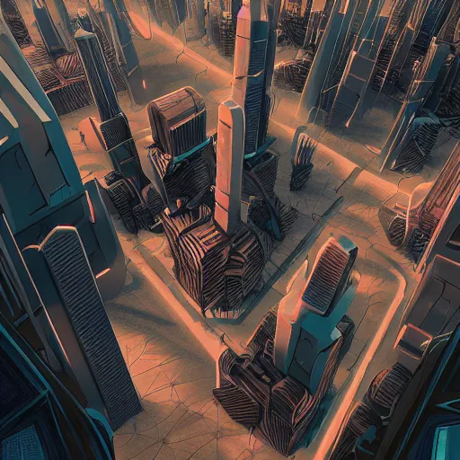 Image similar to futuristic city, illustration by petros afshar and christopher balaskas and marius borgeaud and kiliain eng, global illumination, ambient occlusion, 3 0 mm, well proportioned, highly detailed, rule of thirds, motion blur