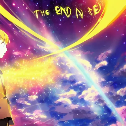 Image similar to the end of the universe, key anime art