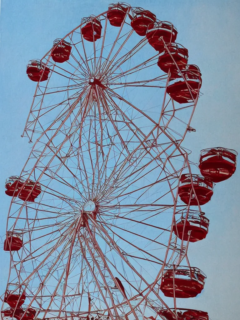 Image similar to ferris wheel by disney concept artists, blunt borders, rule of thirds