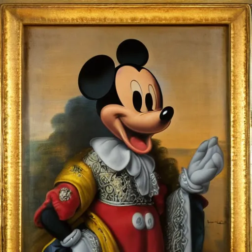 Mickey Auto-Portrait Walt Disney - Pearlastasia Wonderland