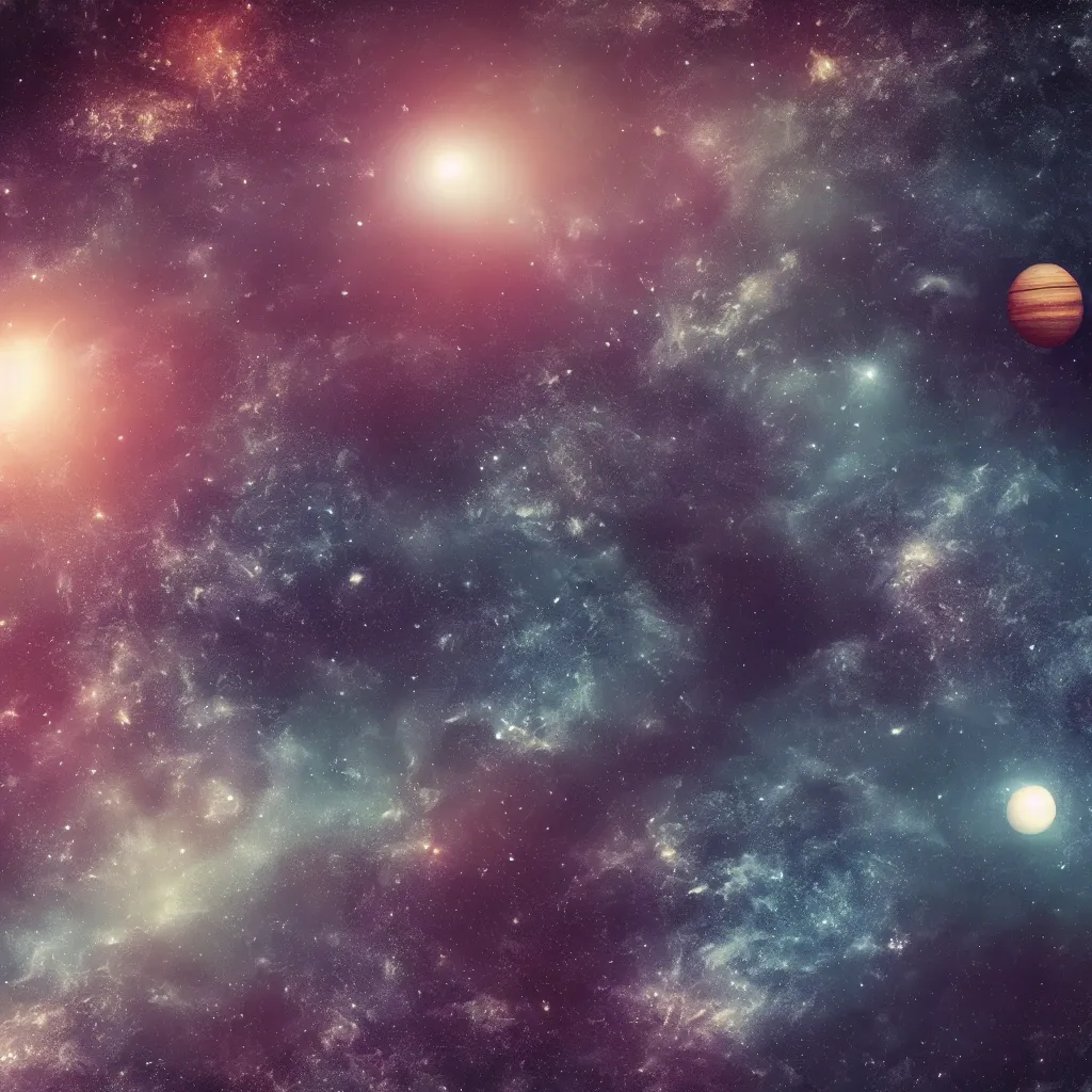 Image similar to high detailed planet in space