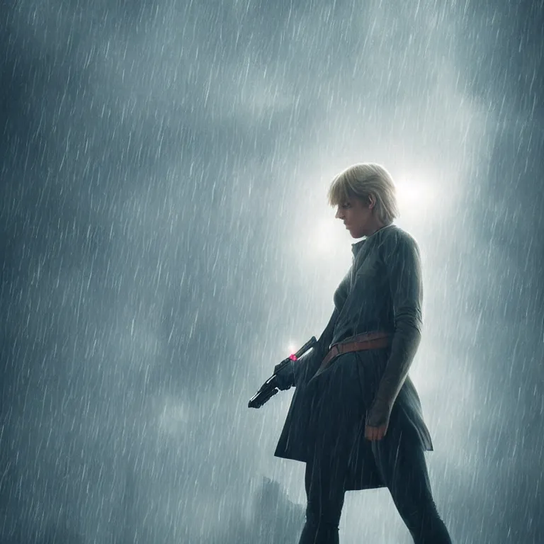 Prompt: cute annie leonhart holding taking a photo of luke skywalker wallpaper, beautiful face, pale skin, rule of thirds, cinematic lighting, rainy weather, melancholy atmosphere, volumetric light, realistic reflections, sharp focus, backlit, model agency, instagram photo, shot on iphone 1 3 pro max, hyper realistic,