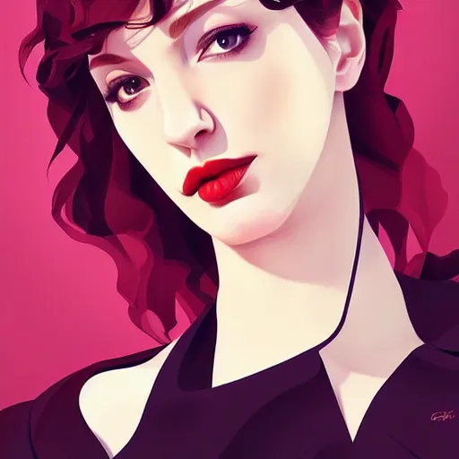 Prompt: a cubist gina gershon christina hendricks kat dennings alluring instagram model by wlop and ilya kuvshinov and artgerm, symmetrical eyes, aesthetic, gorgeous, stunning, alluring, attractive, artstation, deviantart, pinterest, digital art