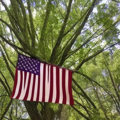Image similar to Flag of The United State of Tree