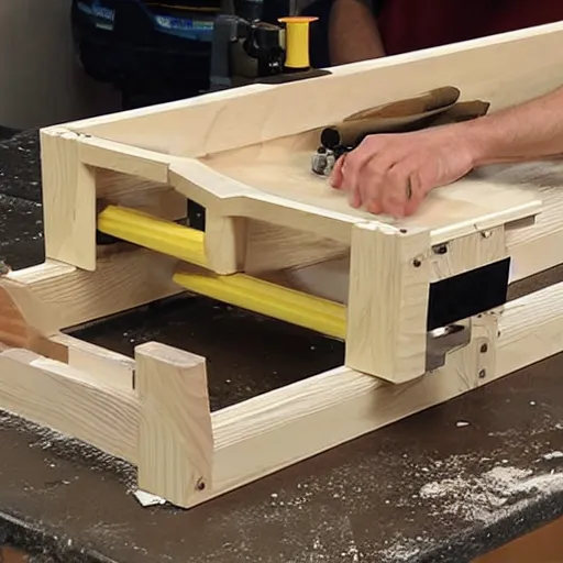 Prompt: vector woodworking maker