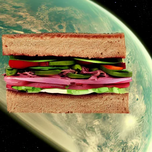 Prompt: planetary sandwiches, 8 k, photo,