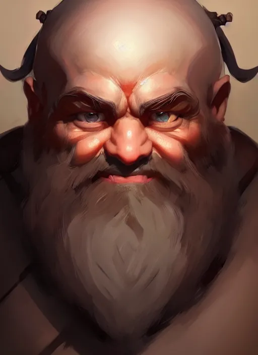 Image similar to character concept art of a dwarf warrior, key visual, realistic shaded perfect face, fine details by stanley artgerm lau, wlop, rossdraws, james jean, andrei riabovitchev, marc simonetti, and sakimichan, trending on artstation