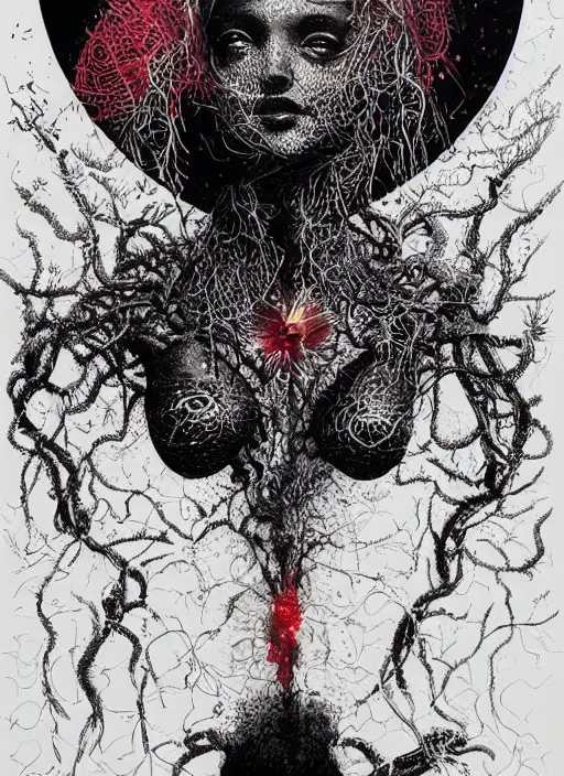 Image similar to Chili pepers goddess painting by Dan Hillier, trending on artstation, artstationHD, artstationHQ, 4k, 8k