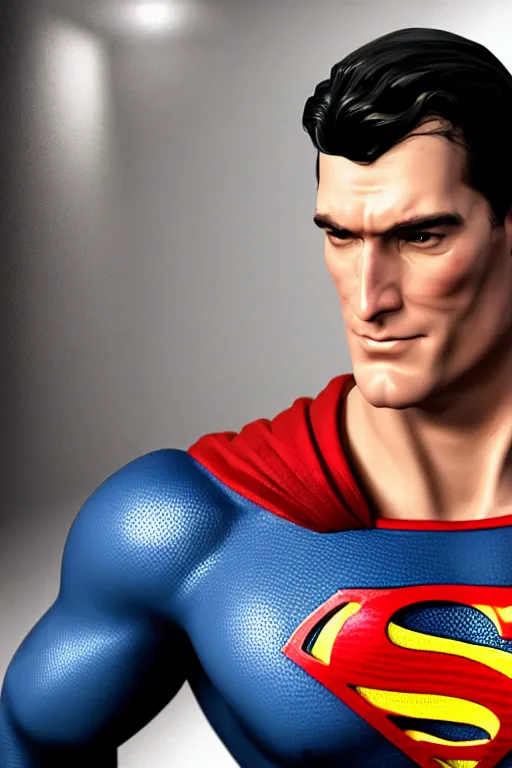 Image similar to superman face the protector, realistic, high definition, many details, dramatic scene, detailed and realistic hands, symmetrical face, realistic eyes, art of unreal engine 5