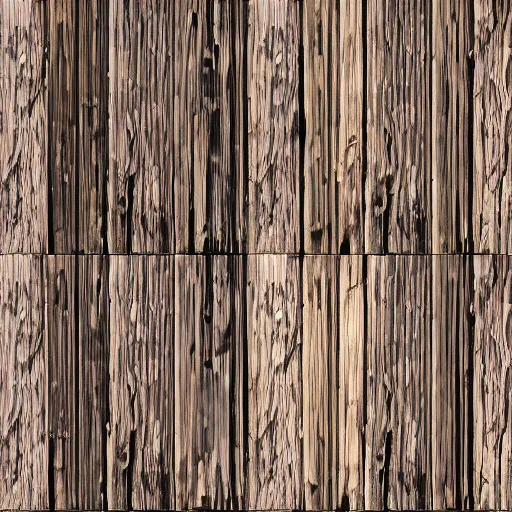 Image similar to 4K old and dusty cabin wood floor with scratches and bumps. Seamless high quality PBR material.