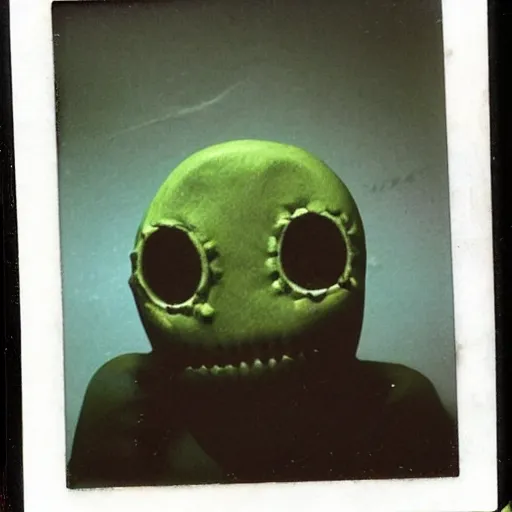 Prompt: A polaroid picture of the next dumb creepypasta creature