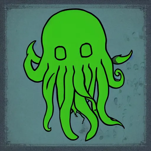 Image similar to Cthulhu as an Animal Crossing character