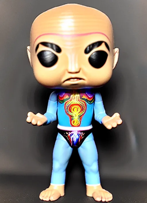 Prompt: alex grey funko pop
