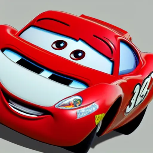 Image similar to Ebay listing of lighting mcqueen, Car on sale, Ebay website, lightning mcqueen being sold online