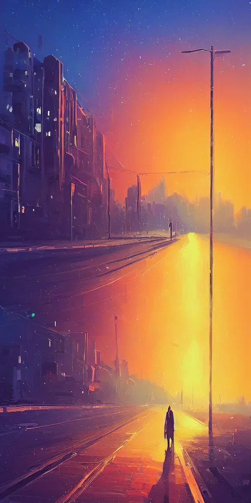 Image similar to i've been trying to call, by alena aenami