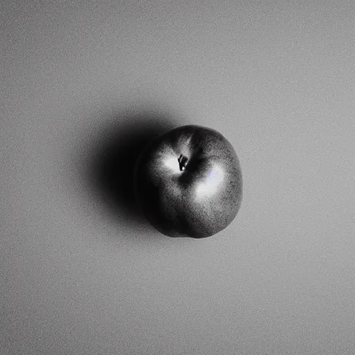 Image similar to centered hyper-realistic single piece of fruit, gray background