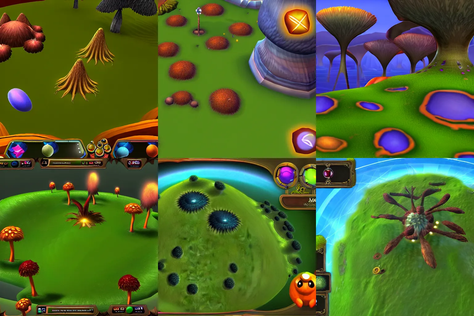 Prompt: Spore screenshot, video game screenshot, Maxis