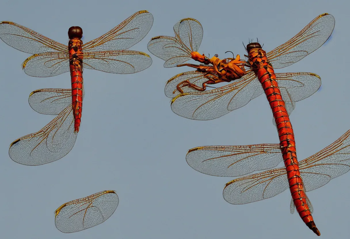 Image similar to chinese dragon fly in sky