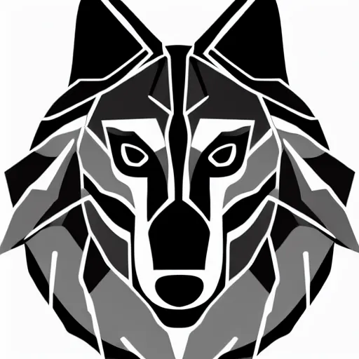 Image similar to design logo concept of a wolf. vector, photoshop