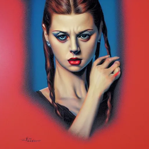 Prompt: photo of young woman by jason edmiston