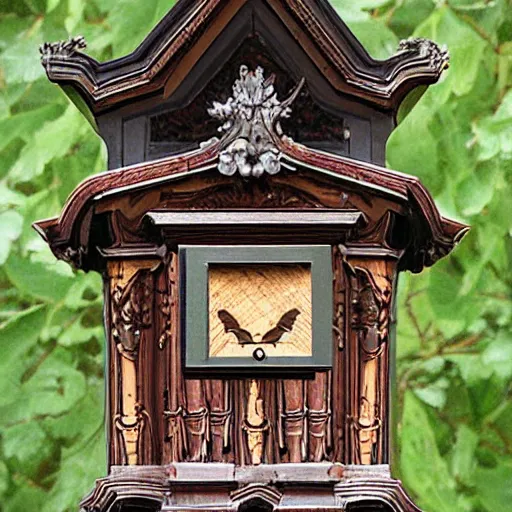 Prompt: bat box designed in baroque style