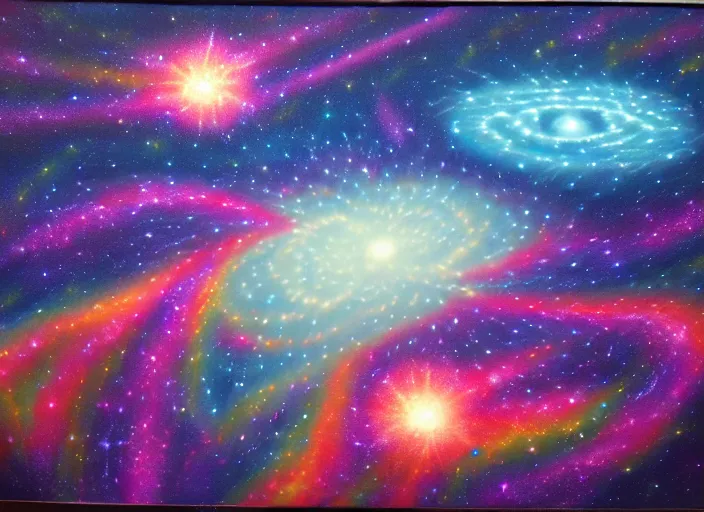 Prompt: light speed holodeck realm, astral spirit world city, galactic nebula, highly detailed surrealist art