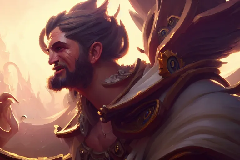 Image similar to [ important ] amazing portrait of viego [ / important ], hearthstone splash art, deiv calviz, splash art, natural light, elegant, intricate, fantasy, atmospheric lighting, by greg rutkowski, hearthstone splash art, hd wallpaper, ultra high details, cinematic composition