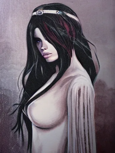 Prompt: portrait of abbey lee from legend of the cryptids