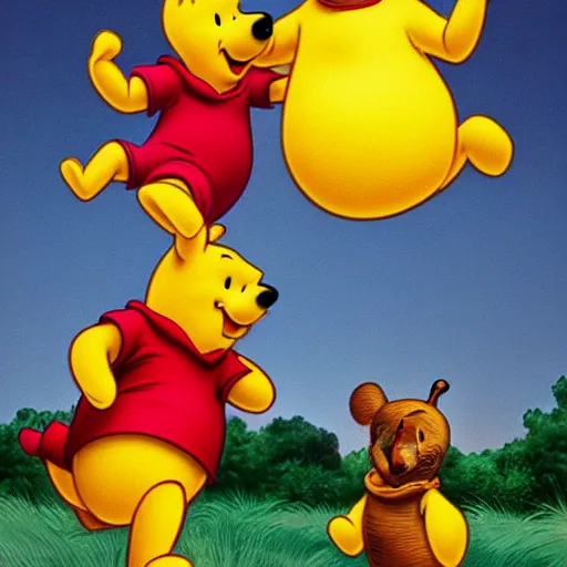 Image similar to funny winnie the pooh