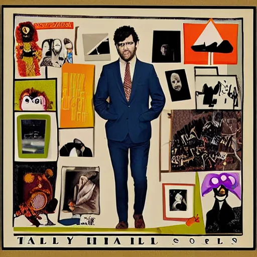 Prompt: tally hall album cover
