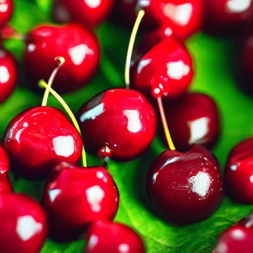 Image similar to a perfect photo of close-up cherries. Behance